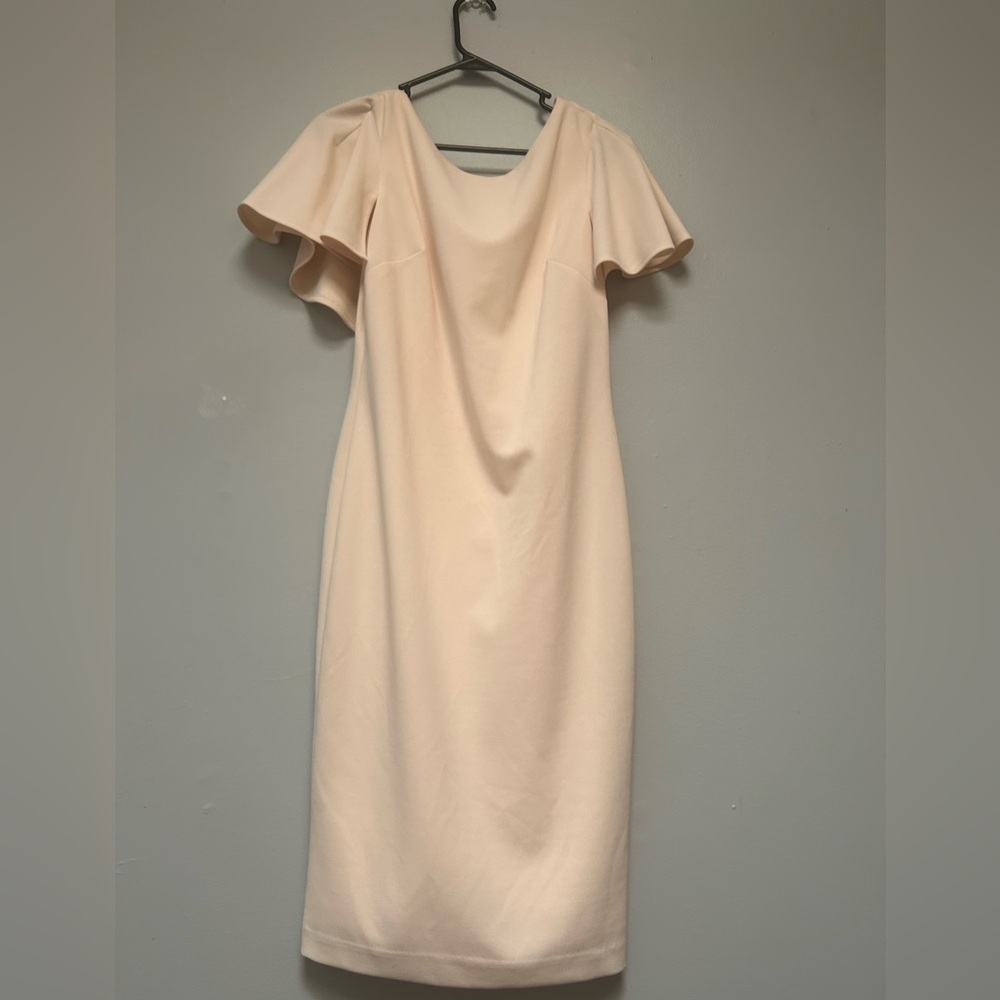 Calvin Klein Cream Midi Dress